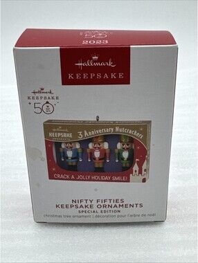 Hallmark 2023 Nifty Fifties Keepsake Ornaments Special Edition Ornament 50 Years